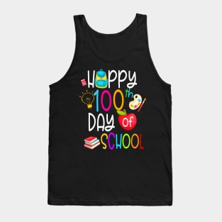 Happy 100th Day Of School Tank Top